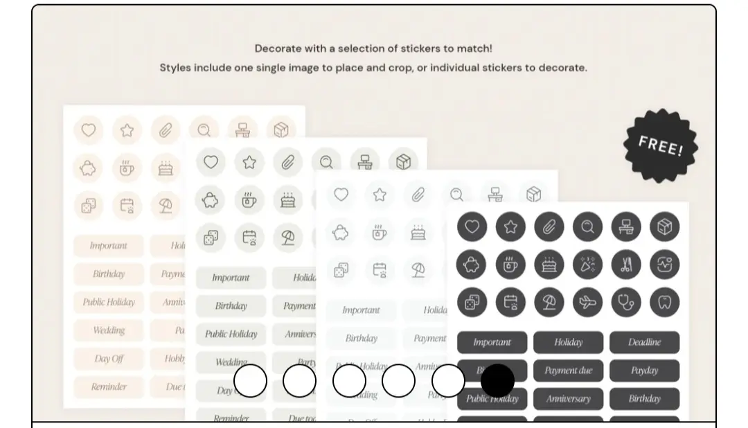 Thumbnail selection view 4